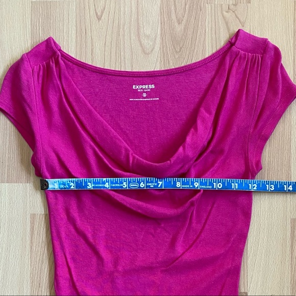 EXPRESS SEXY BASIC Cowl-neck Top - Picture 5 of 5